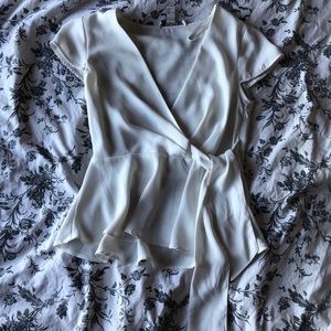 Forever 21 peplum blouse